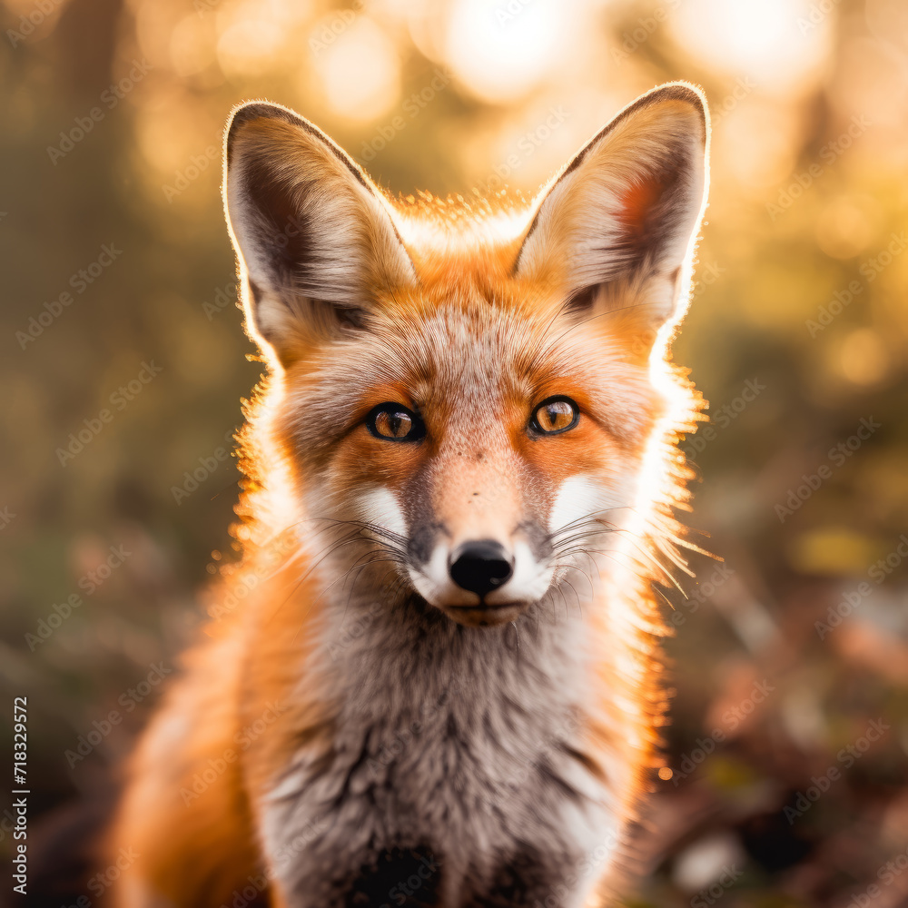 Wild Red Fox Elegance