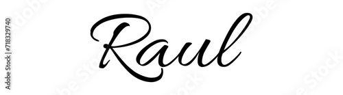  Raul - black color - name - ideal for websites, emails, presentations, greetings, banners, cards, books, t-shirt, sweatshirt, prints, cricut, silhouette, 
