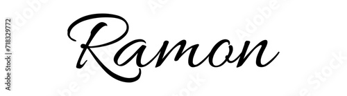  Ramon - black color - name - ideal for websites, emails, presentations, greetings, banners, cards, books, t-shirt, sweatshirt, prints, cricut, silhouette,	
