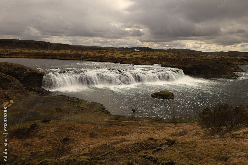 Faxi is a waterfall in South Iceland