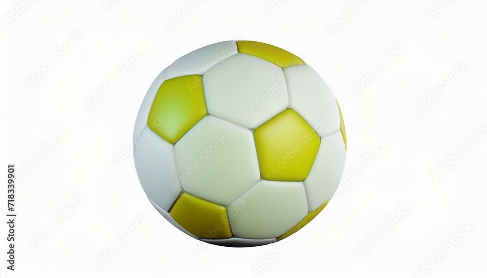 Soccer ball on a plain white background
