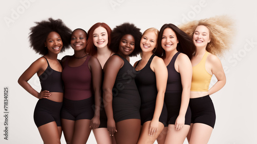 Diverse Group of Women of All Colors and Shapes
