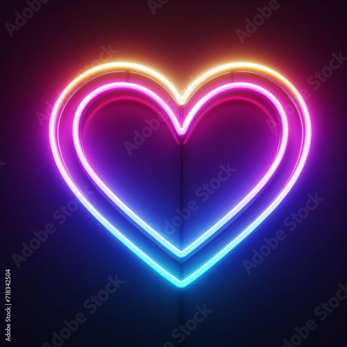 glowing heart