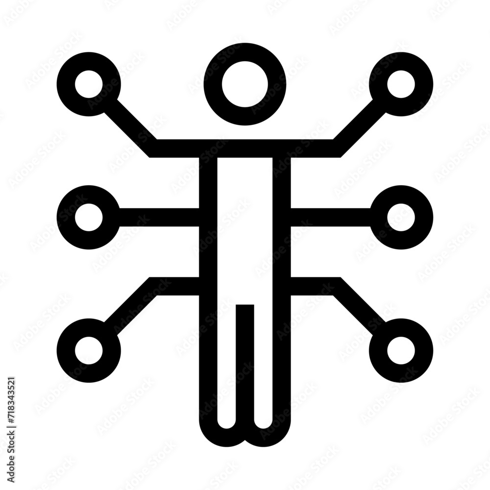 Icono de multitareas. Actividades diarias, productividad, habilidades, tareas rutinarias. Ilustración vectorial Icono de multitareas. Actividades diarias, productividad, habilidades, tareas rutinarias. Ilustración vectorial