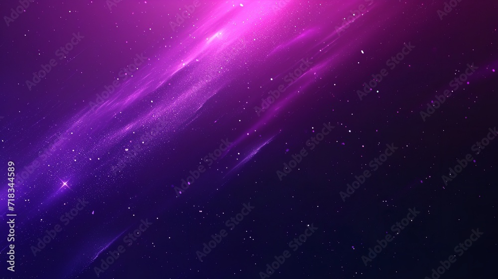 Obraz premium Vibrant Color Gradient Glowing Space on Black