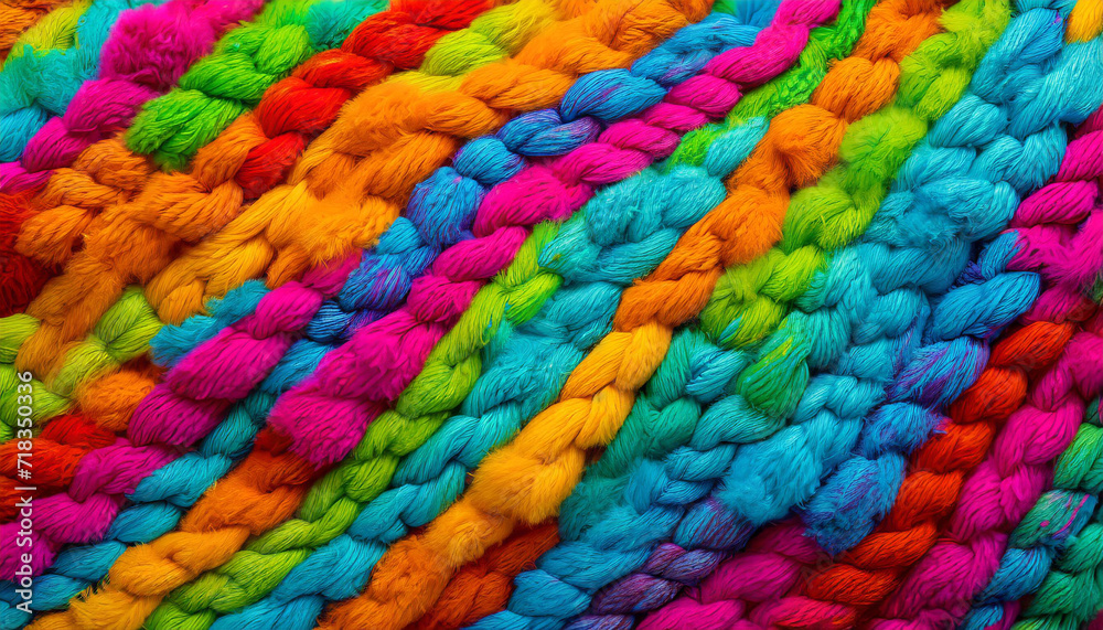 colorful wool background
