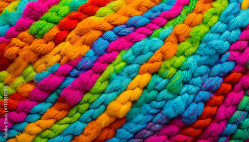 colorful wool background
