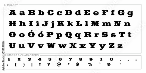 Alphabet Split Monogram, Split Letter Monogram, Alphabet Frame Font. Laser cut template. Initial monogram letters.
