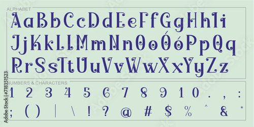 Alphabet Split Monogram, Split Letter Monogram, Alphabet Frame Font. Laser cut template. Initial monogram letters.
