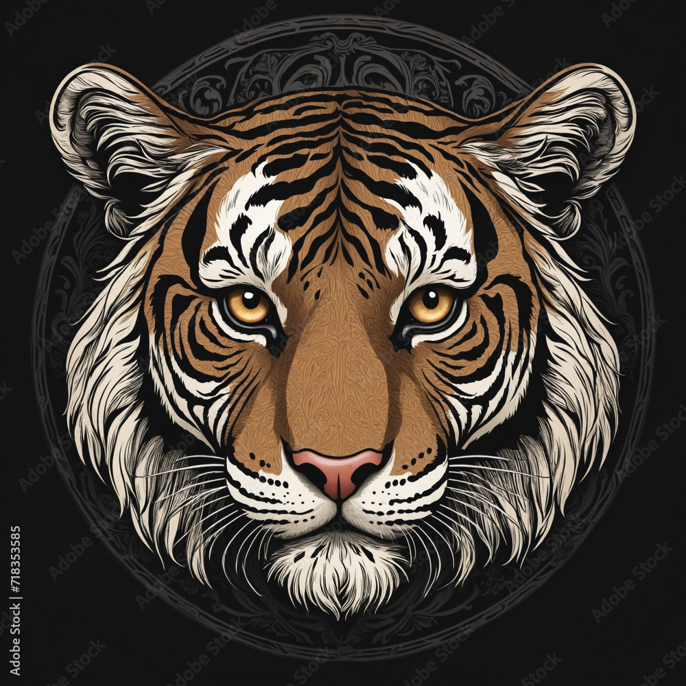 Tiger Logo Illustration Version 2