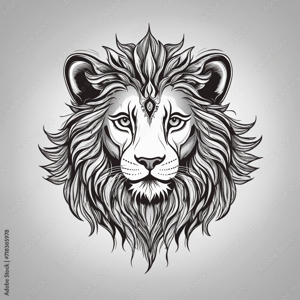 Obraz premium Lion Logo Illustration