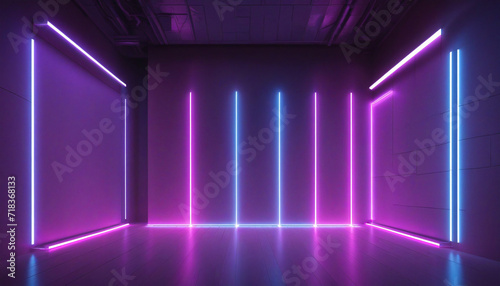 Glowing Background Wall