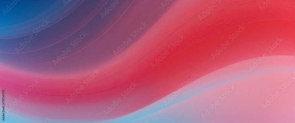 Obraz premium Colorful Abstract Gradient Wave Texture Banner Design
