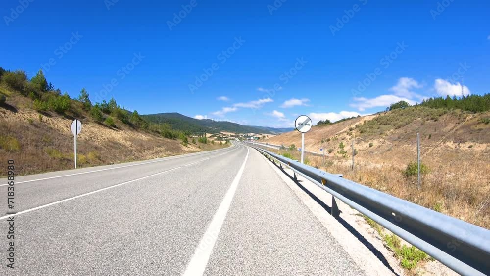NA-2420 paved road near Izco, municipality of Ibargoiti, Comarca of Aoiz, Navarra, Spain NA-2420 paved road near Izco, municipality of Ibargoiti, Comarca of Aoiz, Navarra, Spain
