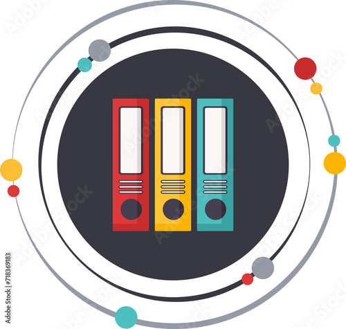 Archived data graphic icon symbol