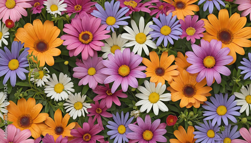 Colorful blooms illuminate the AI-designed meadow Colorful blooms illuminate the AI-designed meadow