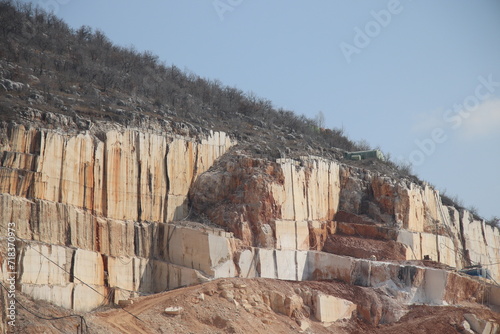 Marble querry in Botticino, Italy 