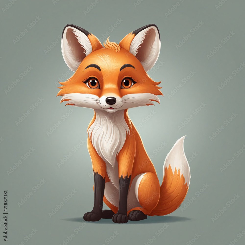 Fox Illustration Logo Version 4 Fox Illustration Logo Version 4