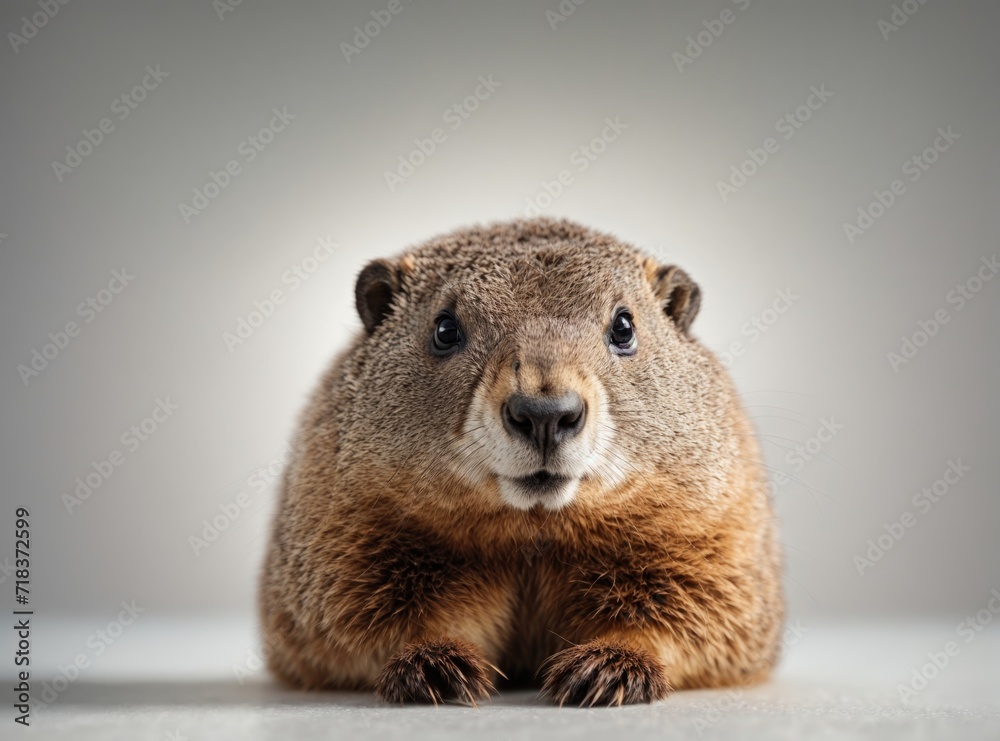 Obraz premium Groundhog Elegance