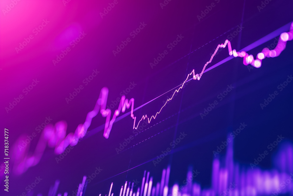 line chart of the index for the past 2 years with a purple background line chart of the index for the past 2 years with a purple background