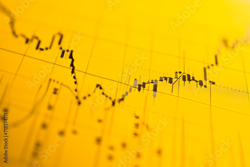 line chart of index for the past 10 years with a yellow background