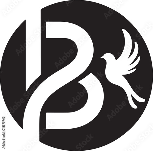Alphabet B Logo Icon Vector illustration, B letter vector logo ideas, iconic logo, premium logo icon