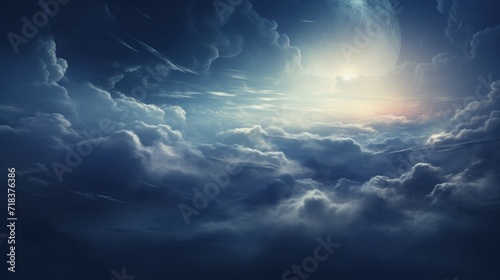  a picture of a sky with clouds and a bright light in the middle of the sky and a bright light in the middle of the sky.