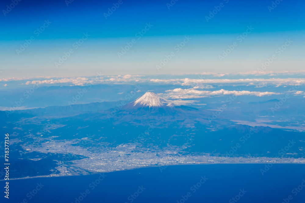 富士山 空撮 富士山 空撮