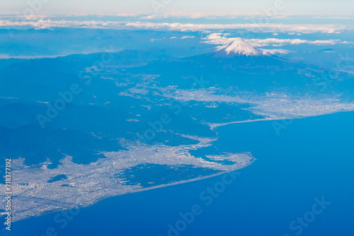 富士山 空撮