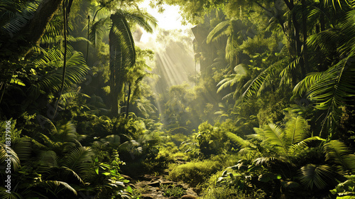 Jungle landscape