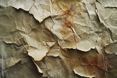Portrayal of Paper Texture, Focusing on Delicate Fibers and Subtle Variations
