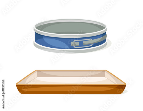 Item for baking vector concept
