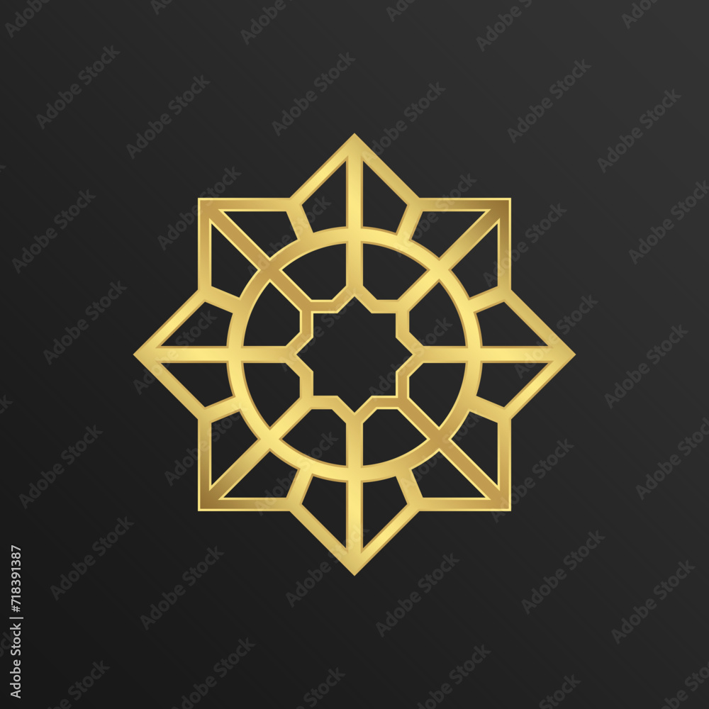 Luxury Gold - Islamic Ornament - Editable Vector : Suitable for Islamic Theme and Other Graphic Related Assets. Luxury Gold - Islamic Ornament - Editable Vector : Suitable for Islamic Theme and Other Graphic Related Assets.