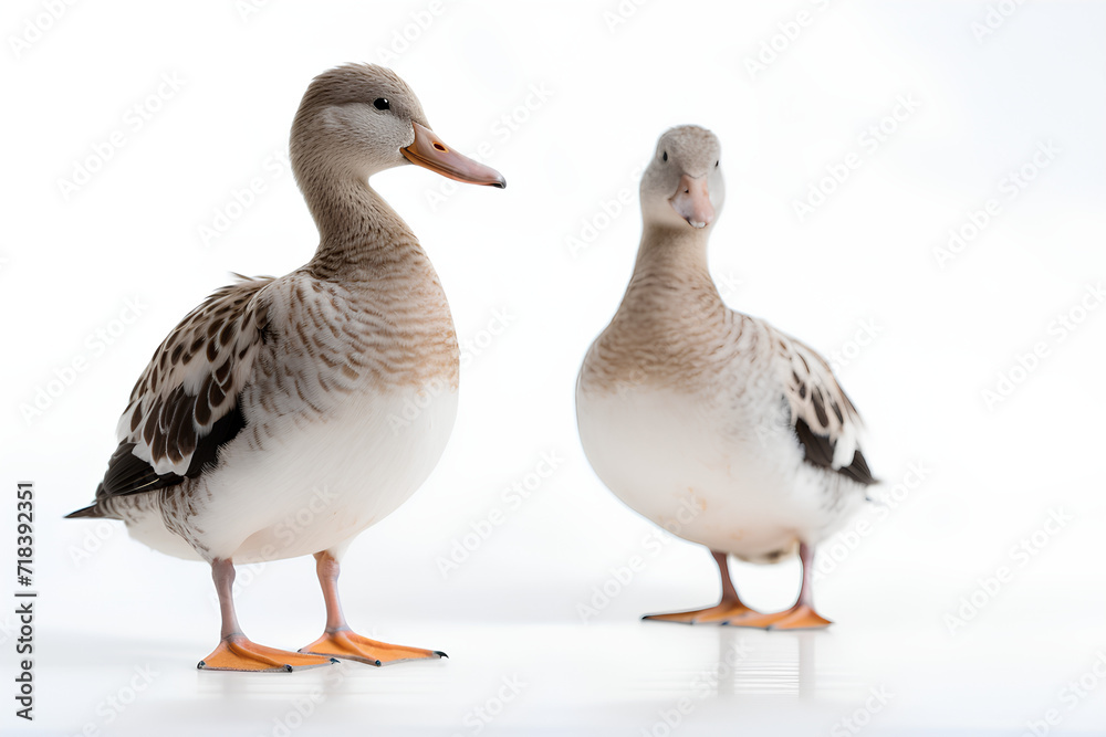 goose isolated on white goose isolated on white