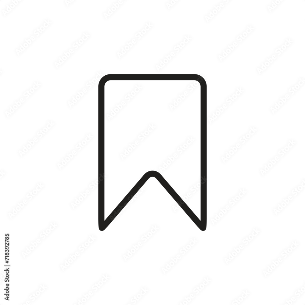 book mark vector icdon line template book mark vector icdon line template