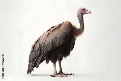 vulture on the ground