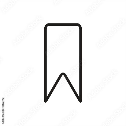 book mark vector icdon line template