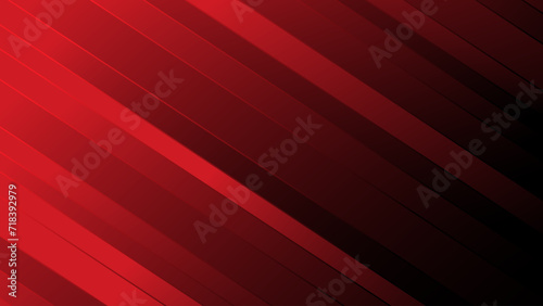 Red abstract background gradient dynamic lines. Modern design background banner