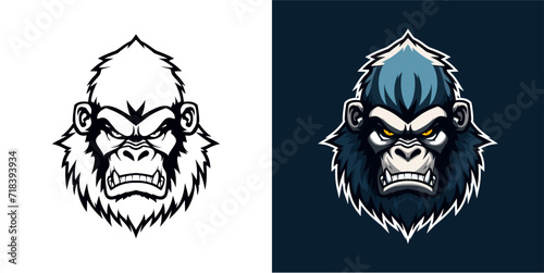 gorilla mascot logo © Satoru