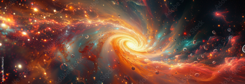 An abstract space background An abstract space background