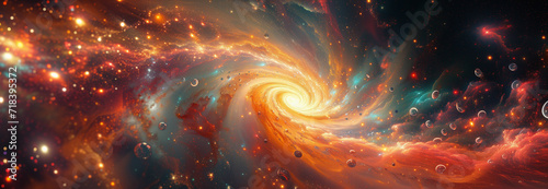 An abstract space background  photo