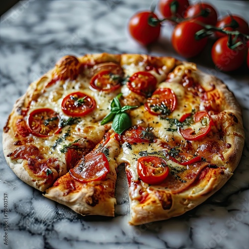 fresh beautiful Pizza, for the menu