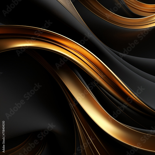 Colorful Moving Curving Wavy luxury pattern. label design element. darkness luxury style. 