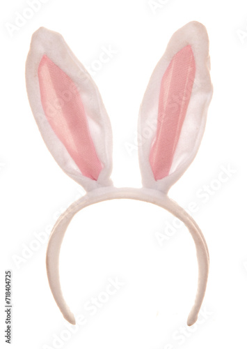 White Easter rabbit ears