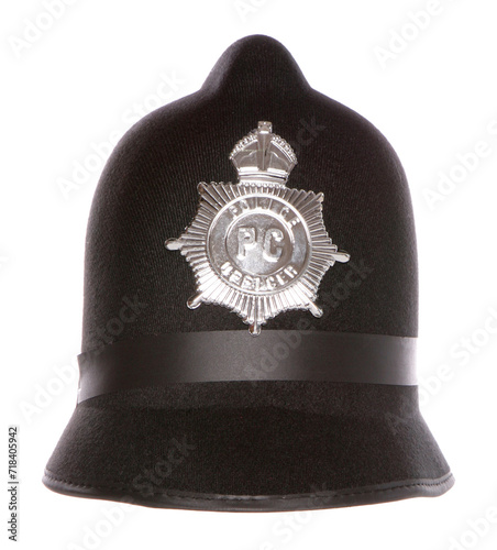 Police mans fancy dress helmet