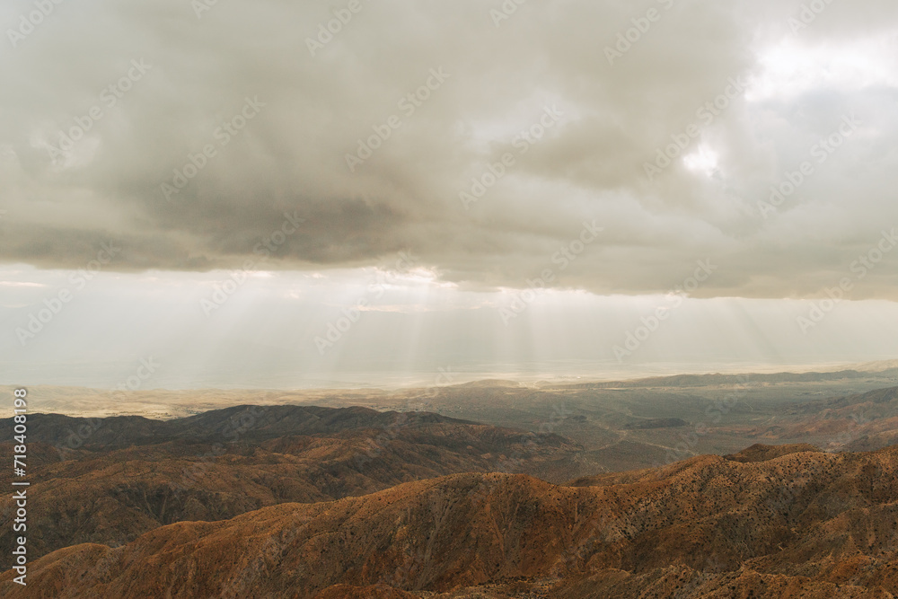 clouds over the mountains