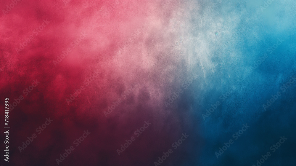 abstract grainy gradient red to blue background