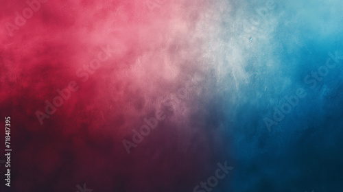abstract grainy gradient red to blue background