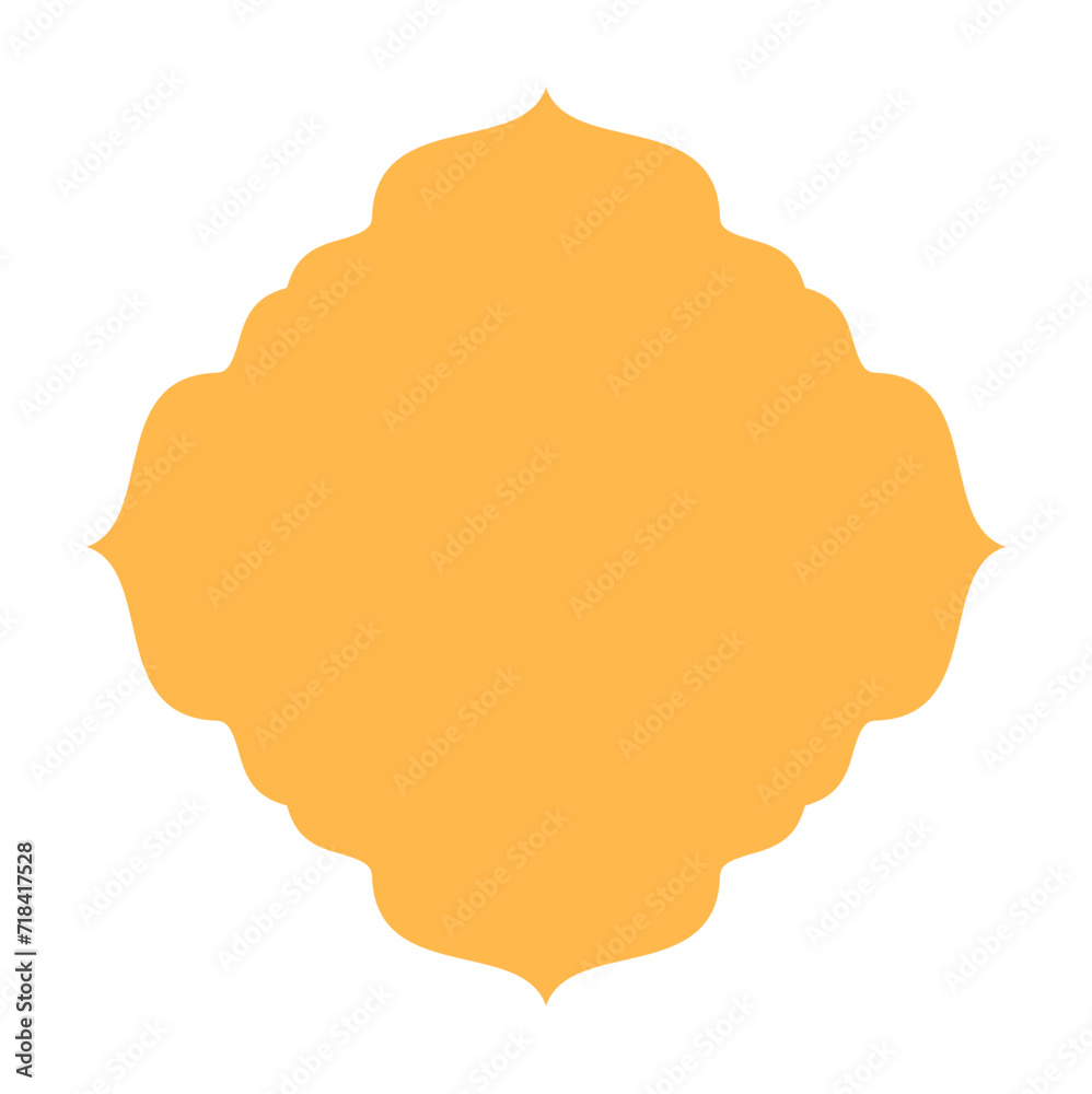 islamic shape illustration flat arabic window frame islamic shape illustration flat arabic window frame