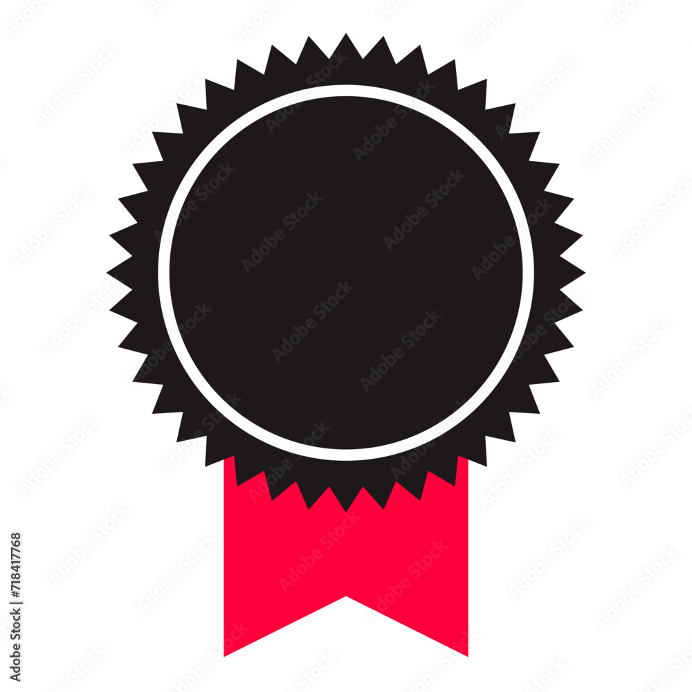 Award medal winner emblem icon symbol vector design